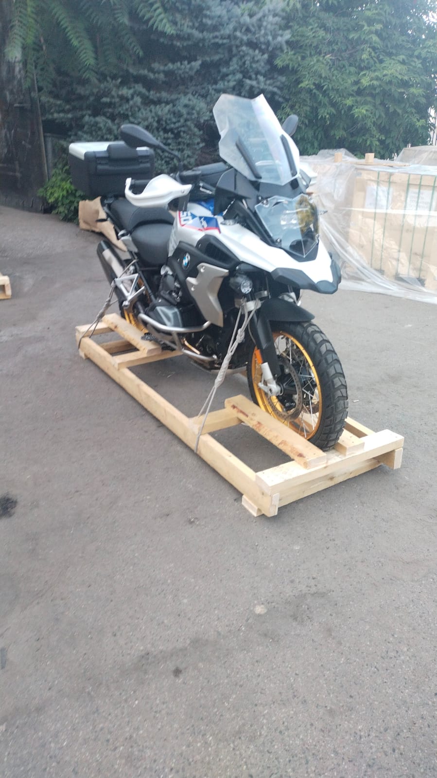 Упаковка и отправка мотоцикла